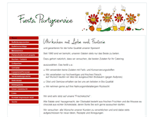 Tablet Screenshot of fiesta-partyservice.de
